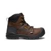 KEEN Work Boots & Shoes | Men'S Independence 6" Insulated Waterproof Boot (Carbon Fiber Toe) | Dark Earth/Black