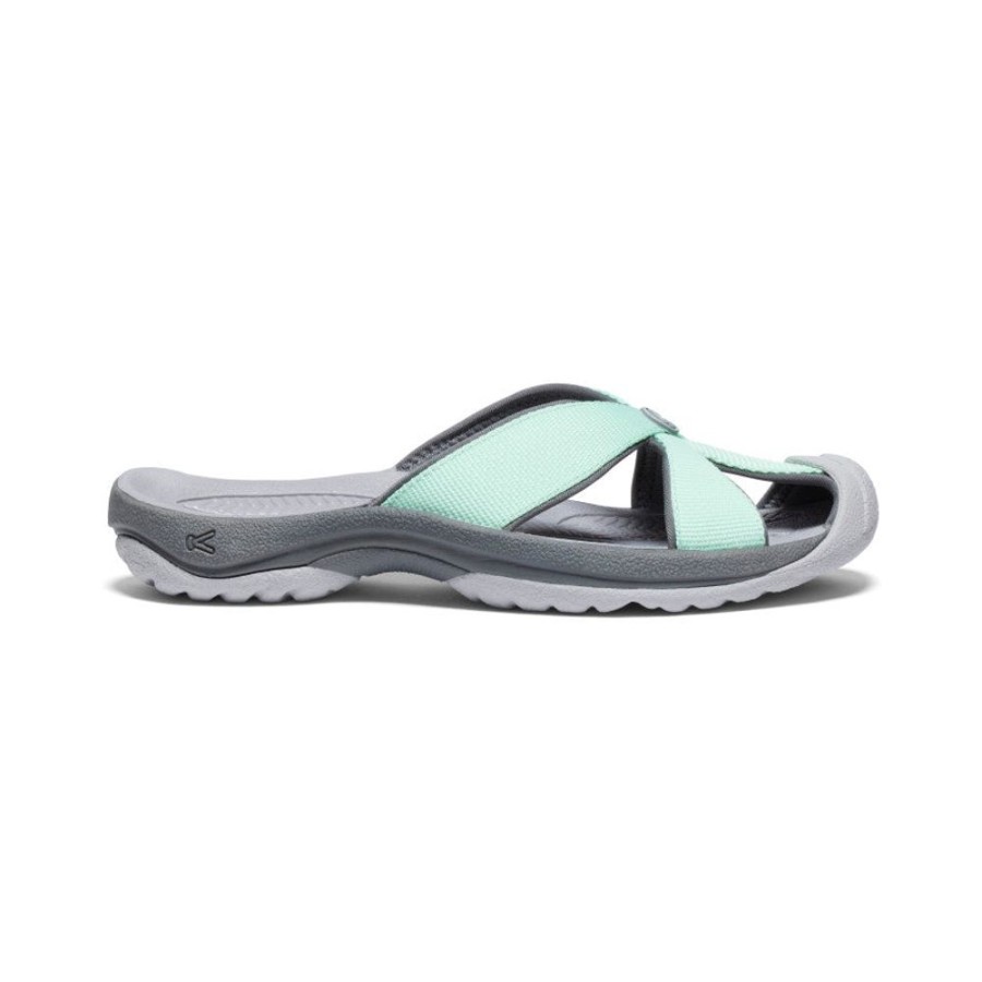 KEEN Slip-Ons | Women'S Bali Slide Sandal | Lichen/Steel Grey