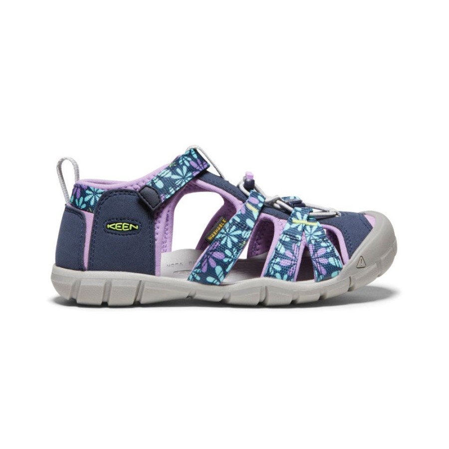 KEEN Sandals | Big Kids' Seacamp Ii Cnx | Black Iris/African Violet