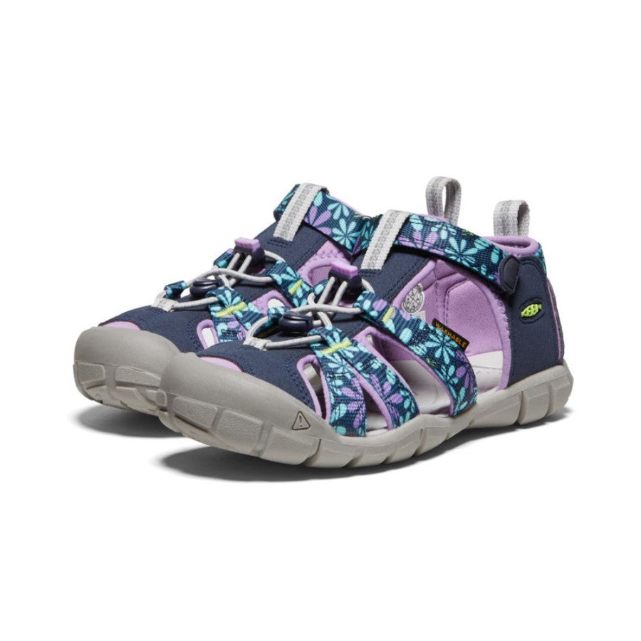 KEEN Sandals | Big Kids' Seacamp Ii Cnx | Black Iris/African Violet