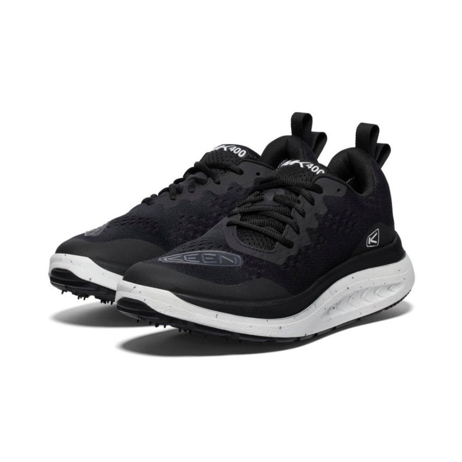 KEEN Shoes | Men'S Wk400 Walking Shoe | Black/White