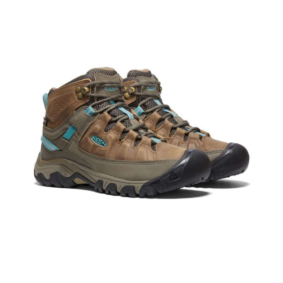 KEEN Boots | Women'S Targhee Iii Waterproof Mid | Toasted Coconut/Porcelain