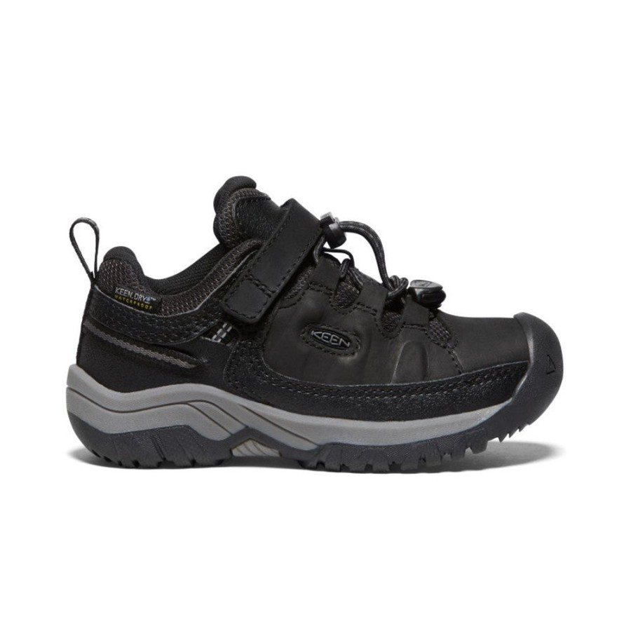 KEEN Shoes | Little Kids' Targhee Waterproof Shoe | Black/Steel Grey