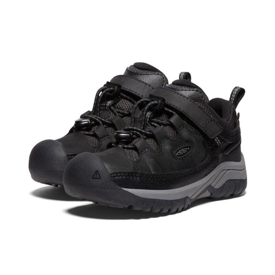 KEEN Shoes | Little Kids' Targhee Waterproof Shoe | Black/Steel Grey