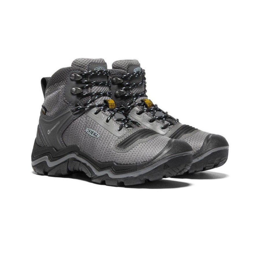 KEEN Boots | Women'S Durand Evo Waterproof Mid | Steel Grey/Cloud Blue