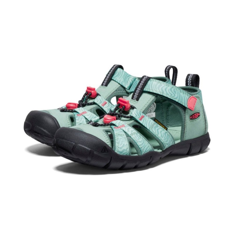 KEEN Sandals | Big Kids' Seacamp Ii Cnx | Granite Green/Cayenne