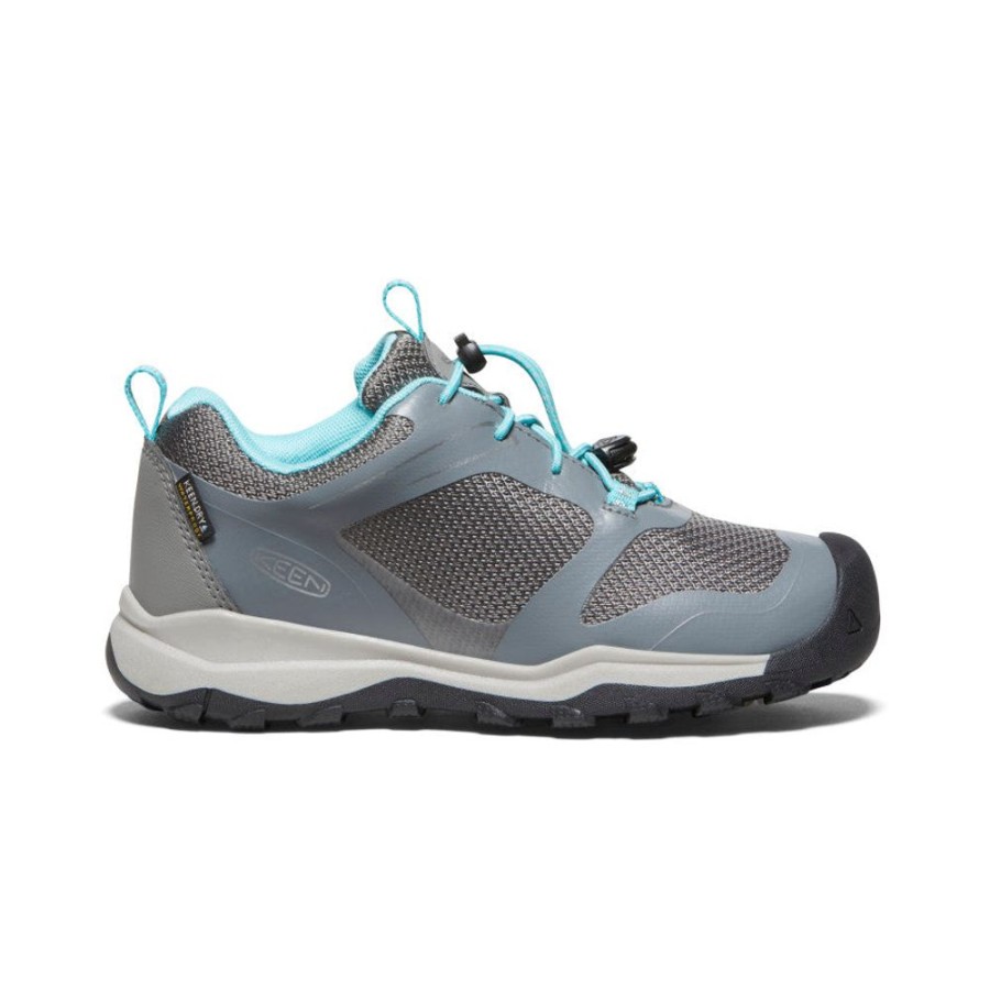 KEEN Shoes | Big Kids' Wanduro Waterproof Shoe | Steel Grey/Ipanema