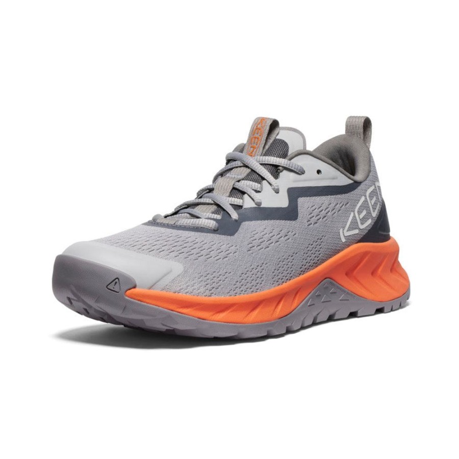 KEEN Shoes | Men'S Versacore Speed Shoe | Alloy/Scarlet Ibis