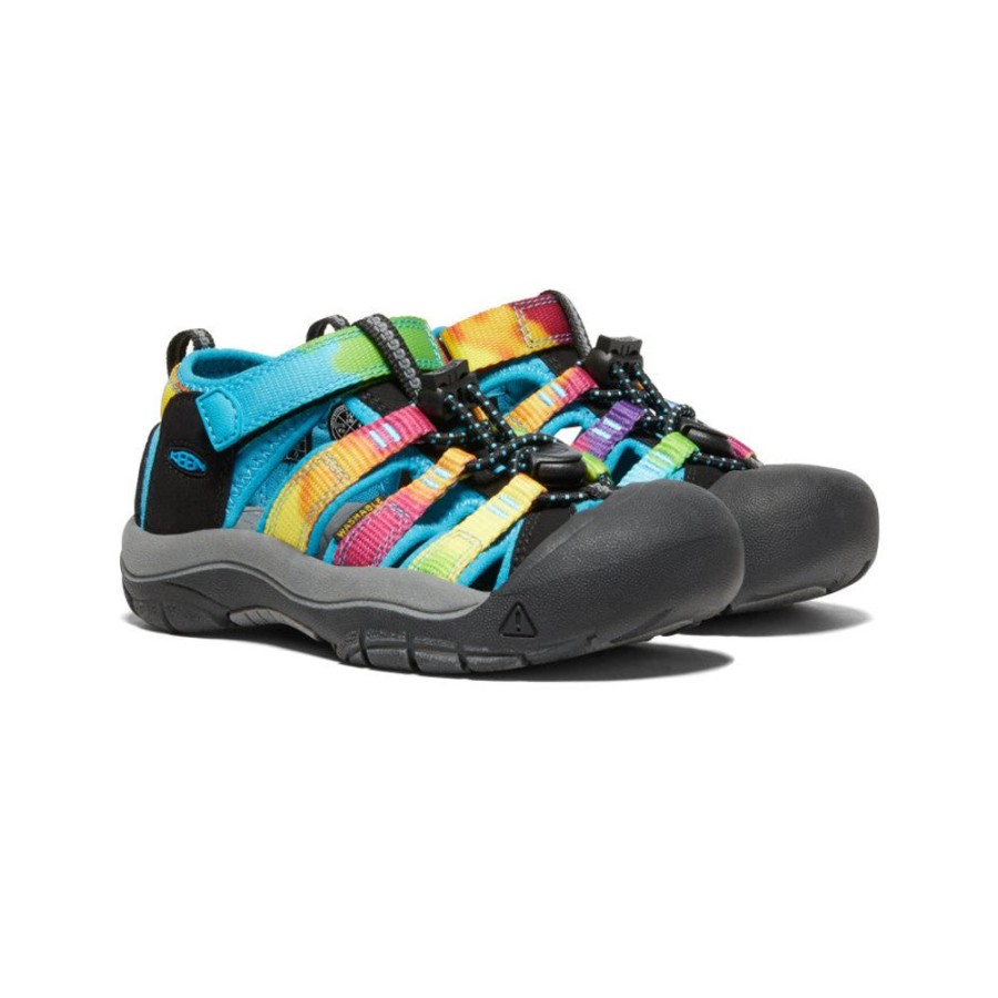 KEEN Sandals | Little Kids' Newport H2 | Rainbow Tie Dye