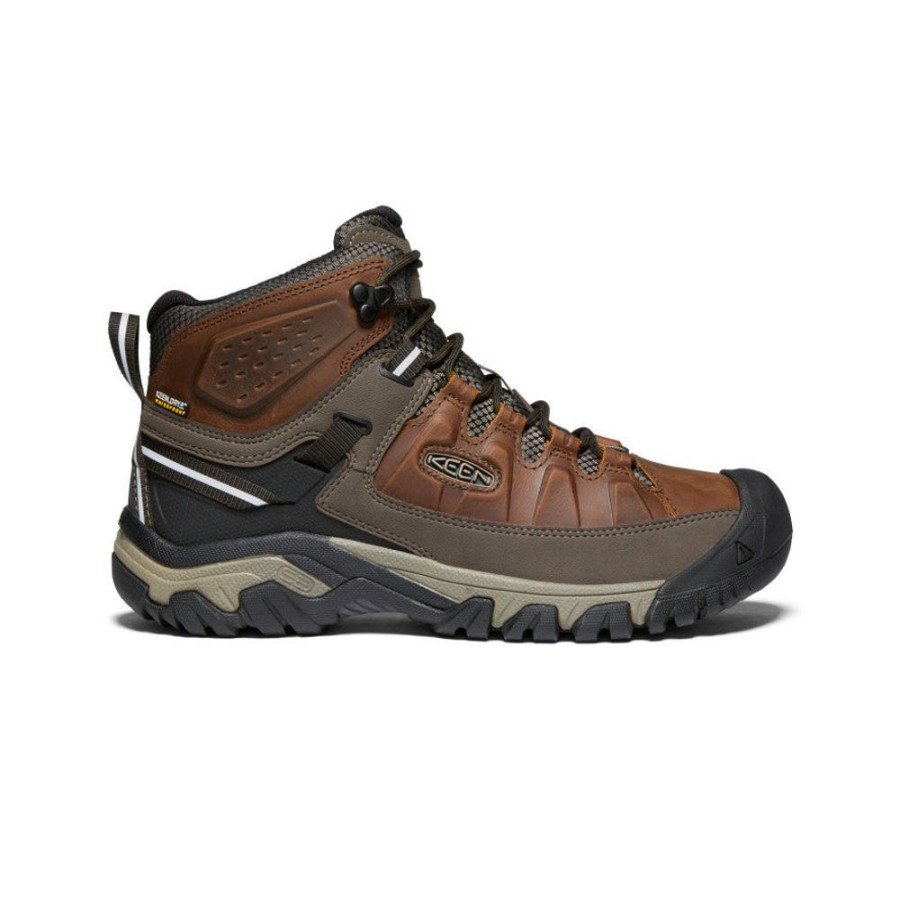 KEEN Boots | Men'S Targhee Iii Waterproof Mid | Chestnut/Mulch