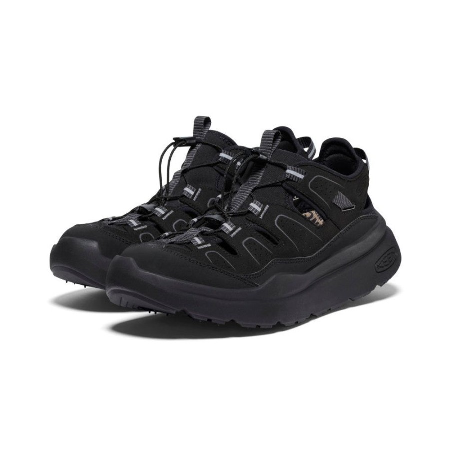 KEEN Sandals | Men'S Wk450 Walking Sandal | Black/Black