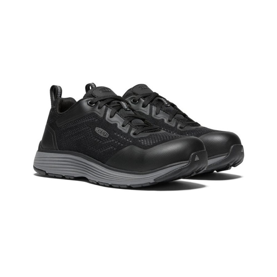 KEEN Work Boots & Shoes | Women'S Sparta 2 (Aluminum Toe) | Steel Grey/Black