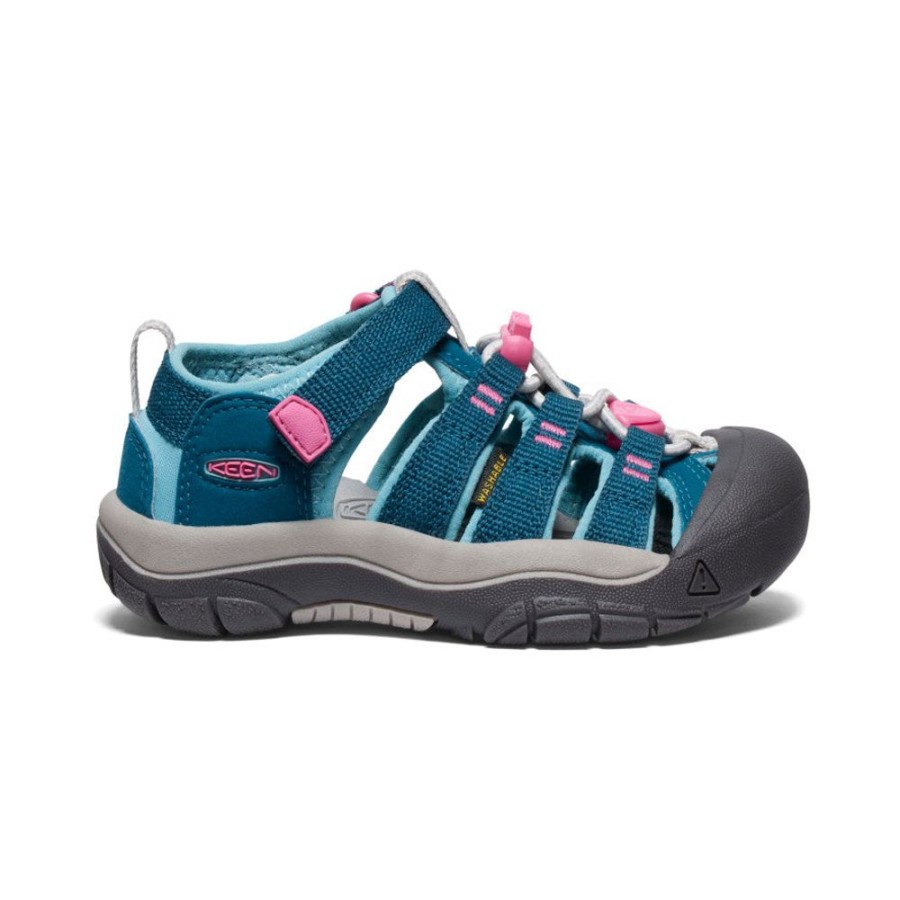 KEEN Sandals | Little Kids' Newport H2 | Legion Blue/Hot Pink