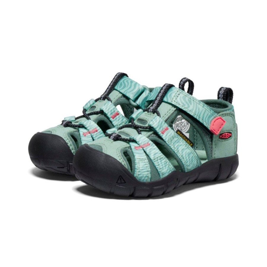 KEEN Sandals | Toddlers' Seacamp Ii Cnx | Granite Green/Cayenne