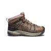 KEEN Work Boots & Shoes | Women'S Flint Ii Waterproof Boot (Soft Toe) | Cascade Brown/Brick Dust