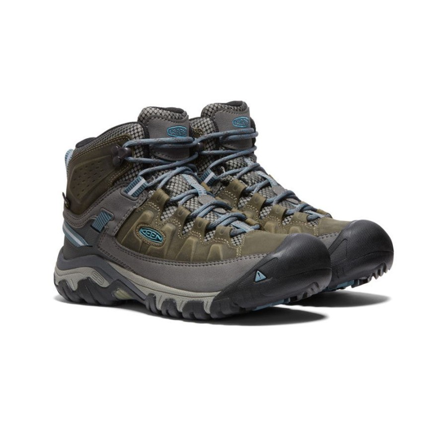 KEEN Boots | Women'S Targhee Iii Waterproof Mid | Magnet/Atlantic Blue