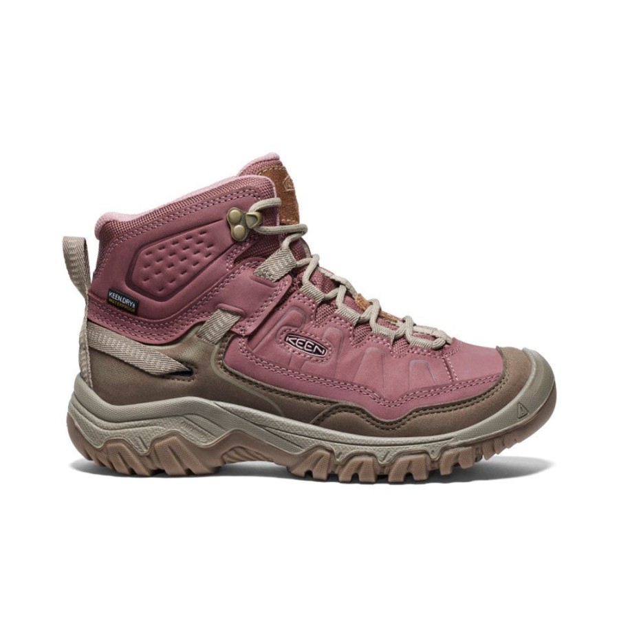 KEEN Boots | Women'S Targhee Iv Waterproof Hiking Boot | Rose Brown/Plaza Taupe