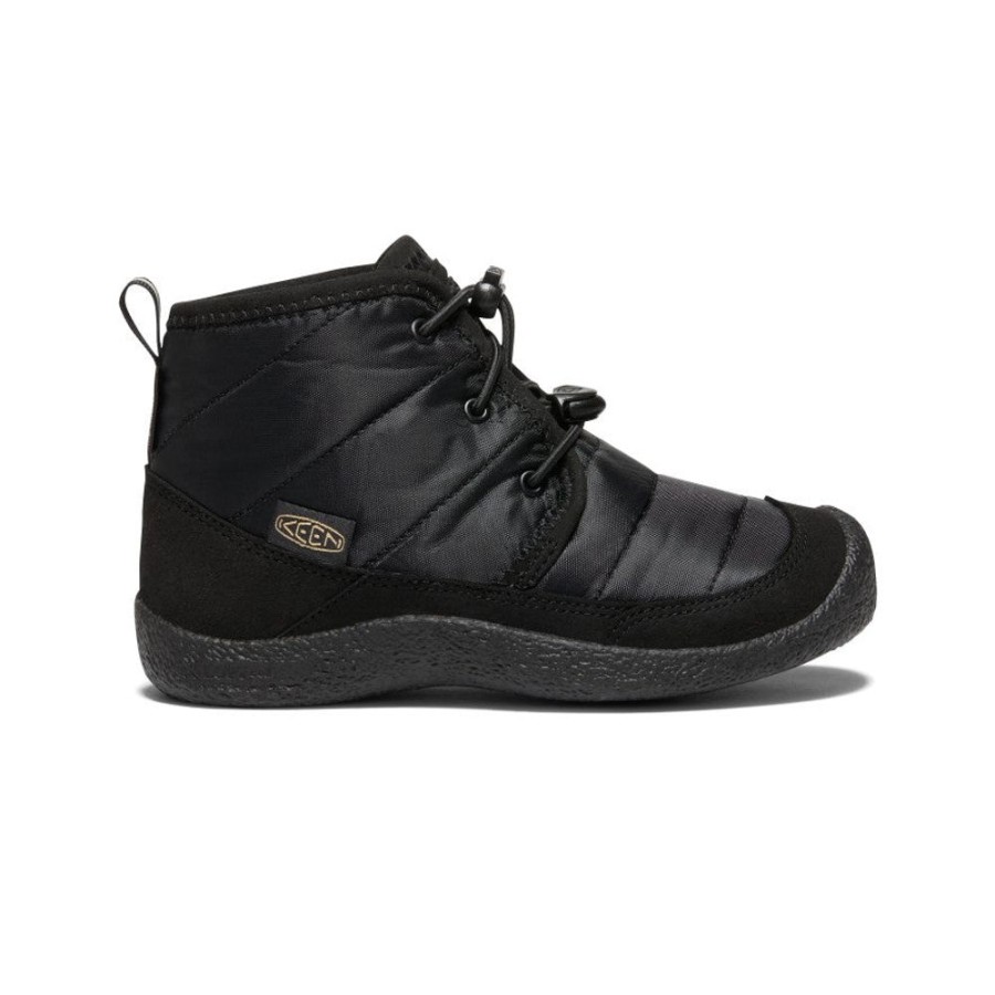 KEEN Boots | Big Kids' Howser Ii Waterproof Chukka | Black/Black