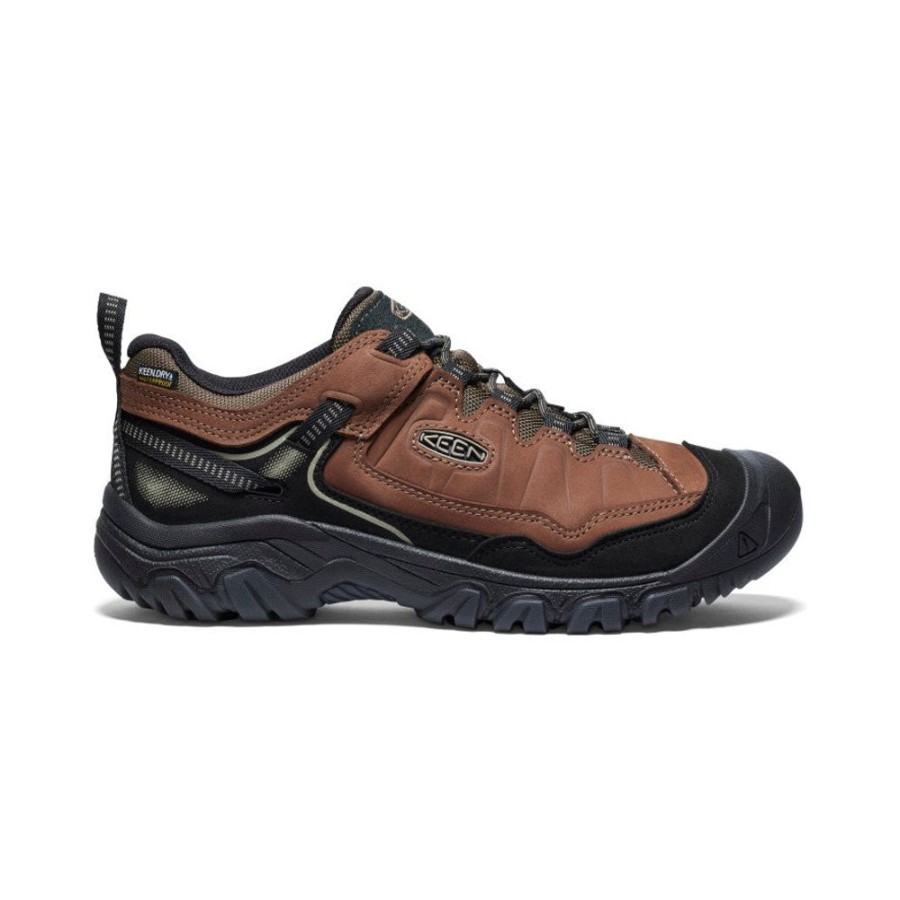 KEEN Shoes | Men'S Targhee Iv Waterproof Hiking Shoe | Bison/Black