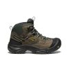 KEEN Work Boots & Shoes | Men'S Braddock Waterproof Mid (Steel Toe) | Gargoyle/Forest Night