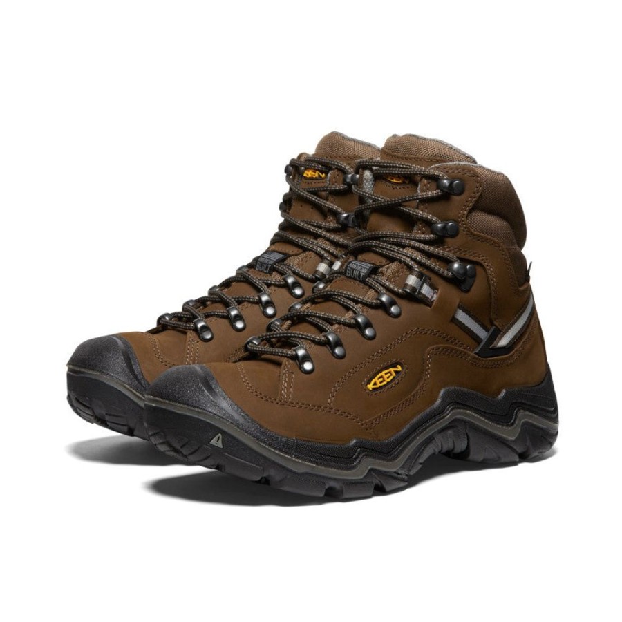 KEEN Boots | Men'S Durand Ii Waterproof Boot Wide | Cascade Brown/Gargoyle