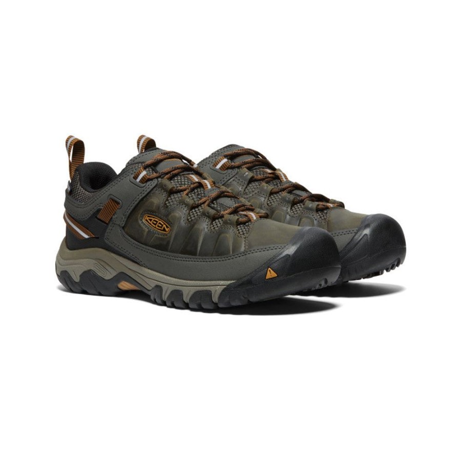 KEEN Shoes | Men'S Targhee Iii Waterproof | Black Olive/Golden Brown