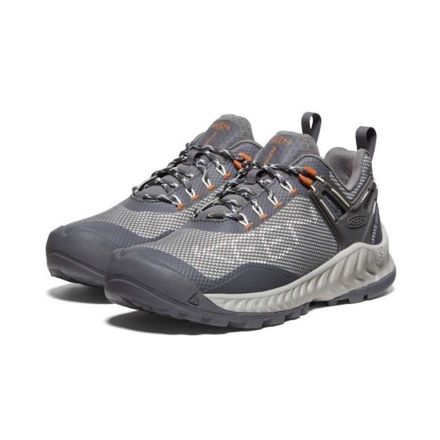 KEEN Shoes | Women'S Nxis Evo Waterproof Shoe | Steel Grey/Keen Maple