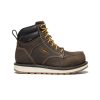 KEEN Work Boots & Shoes | Men'S Cincinnati 6" Waterproof Boot (Carbon-Fiber Toe) | Dark Chocolate/Sandshell