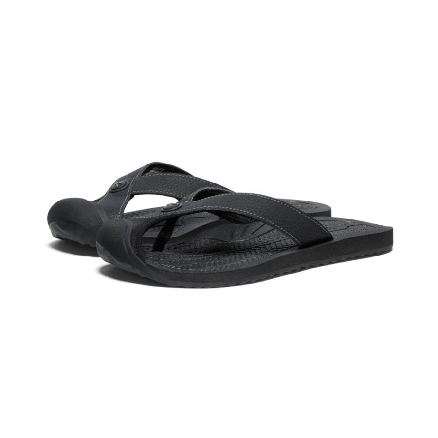 KEEN Slip-Ons | Women'S Barbados Flip-Flop | Black/Steel Grey