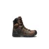 KEEN Work Boots & Shoes | Men'S Dover 8" Insulated Waterproof Boot (Carbon-Fiber Toe) | Dark Earth/Black