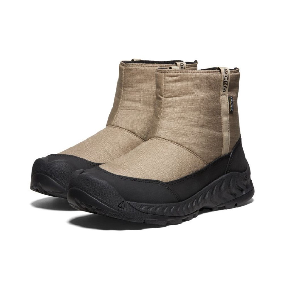 KEEN Boots | Men'S Hood Nxis Waterproof Winter Pull-On | Brindle/Black