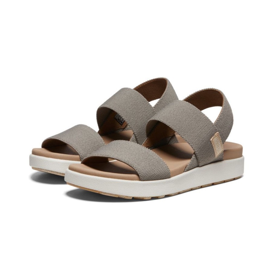 KEEN Sandals | Women'S Elle Backstrap Sandal | Brindle/Birch