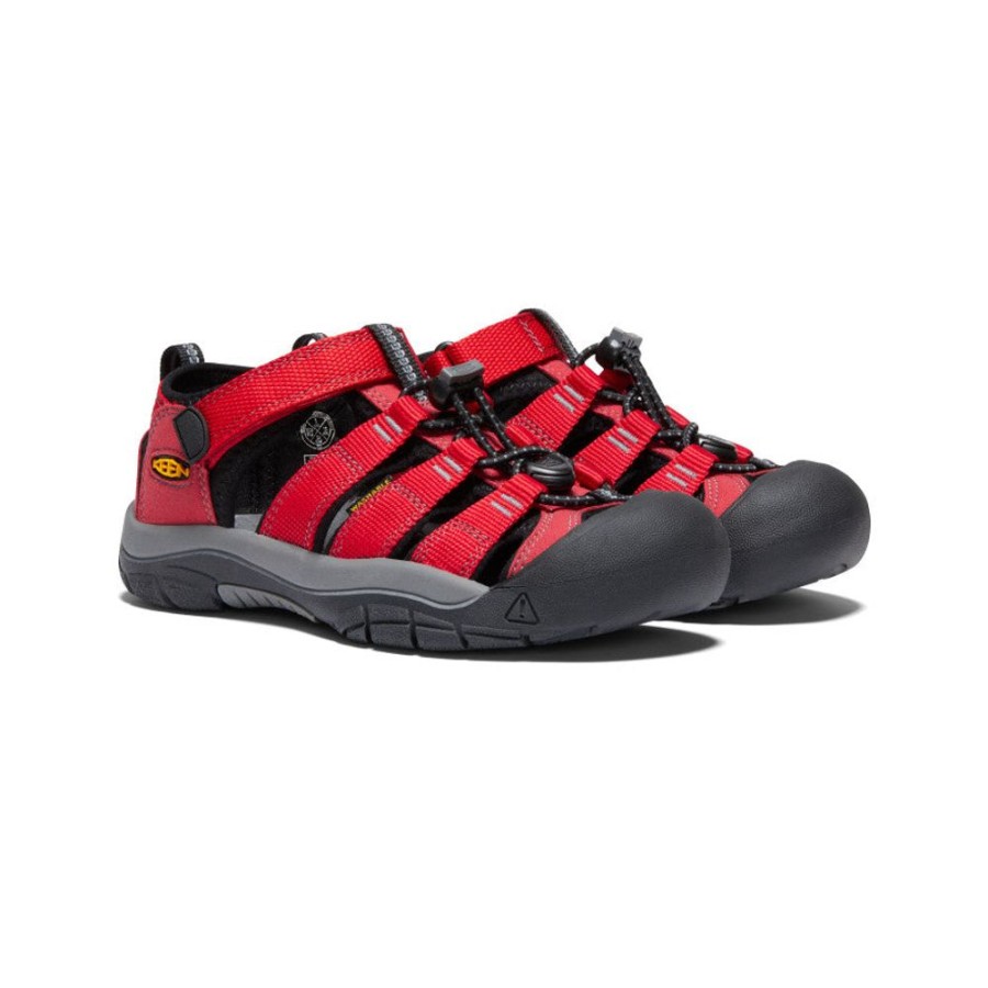 KEEN Sandals | Big Kids' Newport H2 | Ribbon Red/Gargoyle