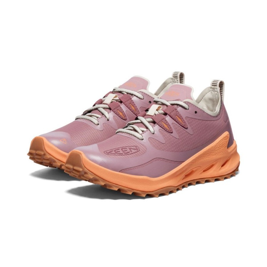 KEEN Shoes | Women'S Zionic Speed Hiking Shoe | Nostalgia Rose/Tangerine