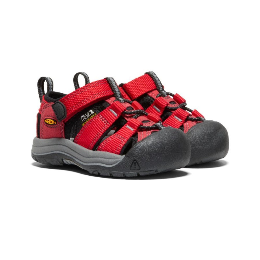 KEEN Sandals | Toddlers' Newport H2 | Ribbon Red/Gargoyle