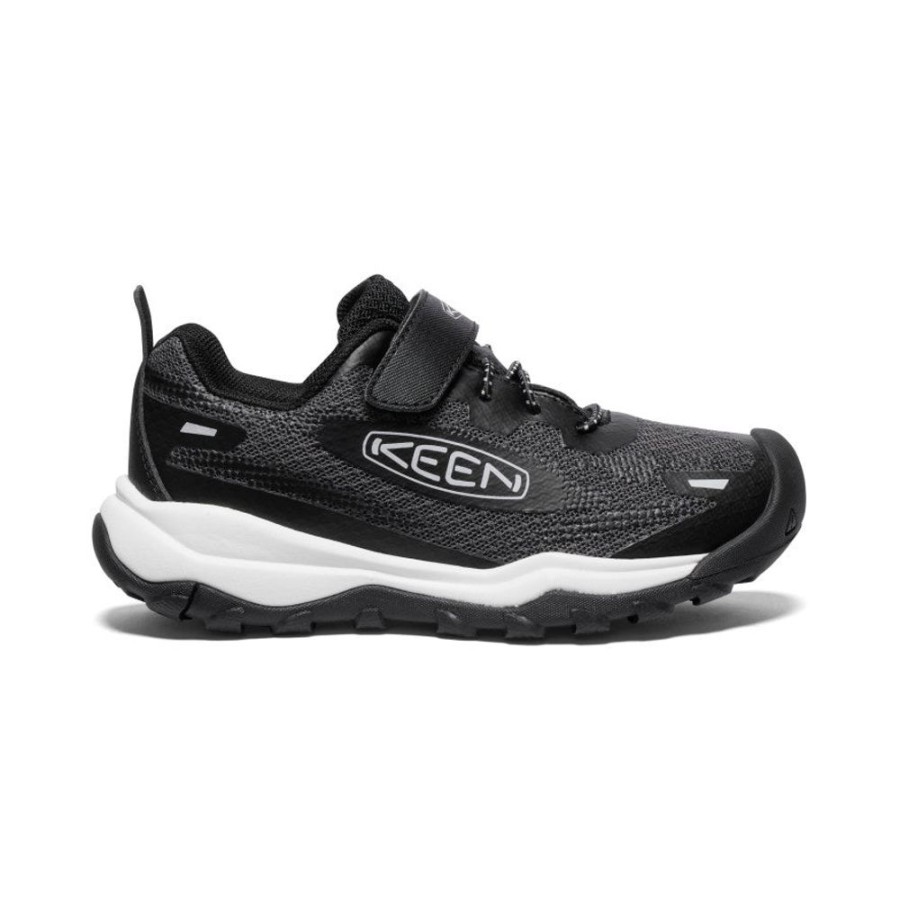 KEEN Shoes | Little Kids' Wanduro Speed Hiking Shoe | Black/Vapor