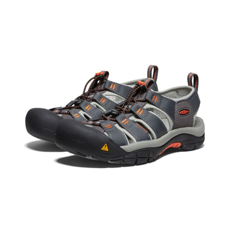 KEEN Sandals | Men'S Newport H2 | Magnet/Nasturtium