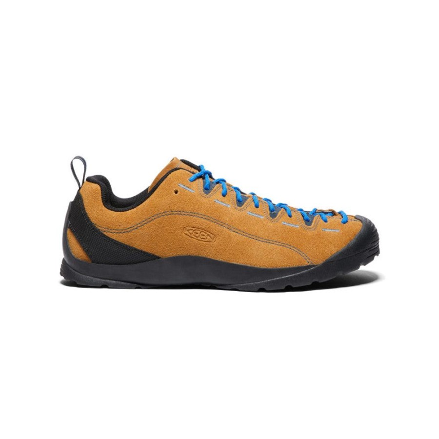 KEEN Shoes | Men'S Jasper Suede Sneakers | Cathay Spice/Orion Blue