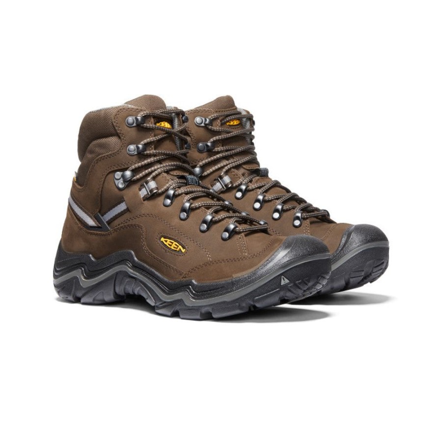 KEEN Boots | Men'S Durand Ii Waterproof Boot | Cascade Brown/Gargoyle