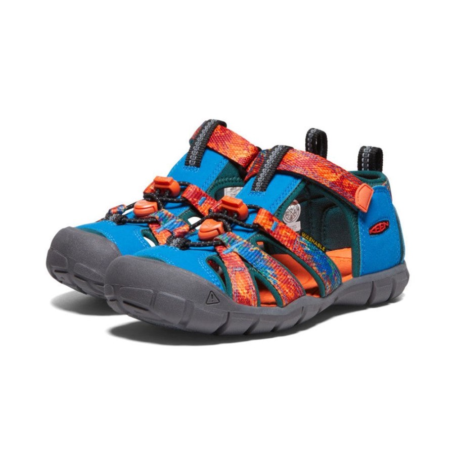 KEEN Sandals | Big Kids' Seacamp Ii Cnx | Multi/Austern