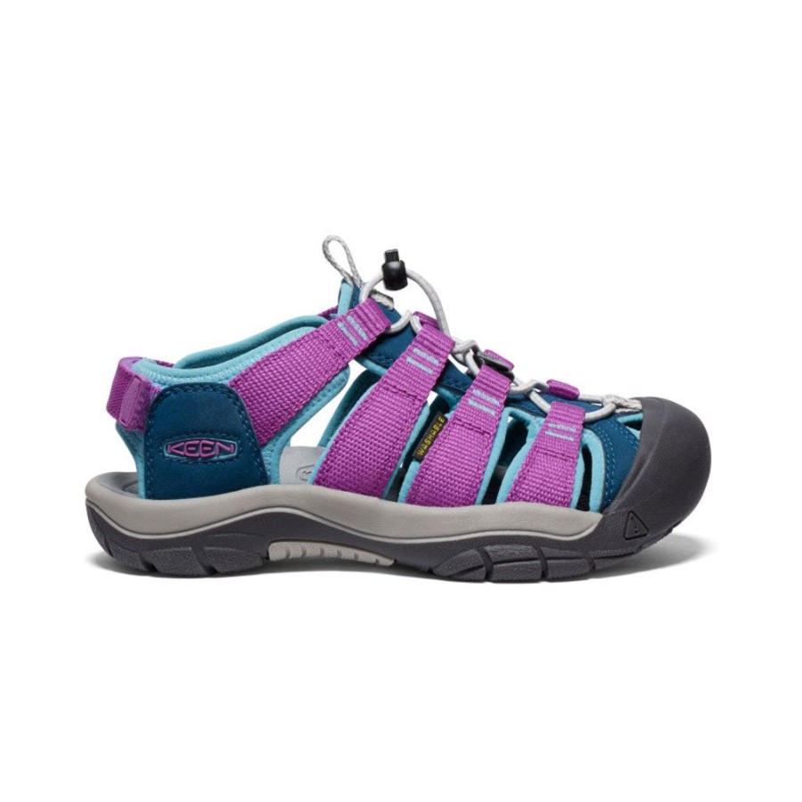 KEEN Sandals | Big Kids' Newport Boundless Sandal | Legion Blue/Willowherb