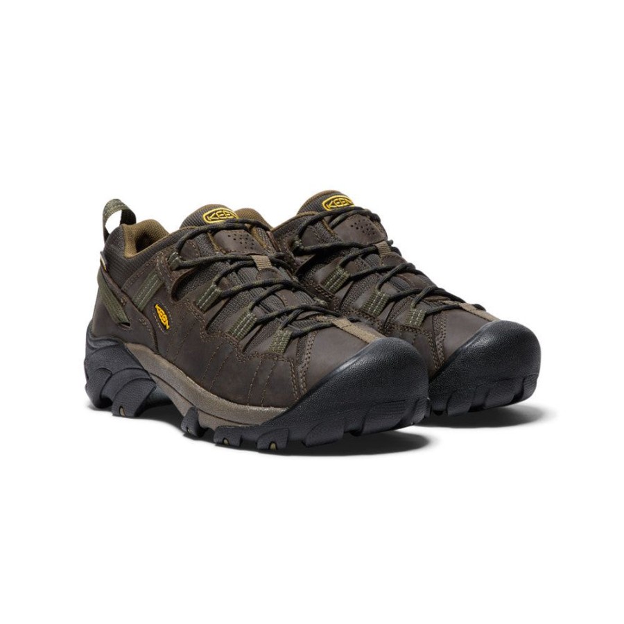 KEEN Shoes | Men'S Targhee Ii Waterproof Wide | Canteen/Dark Olive