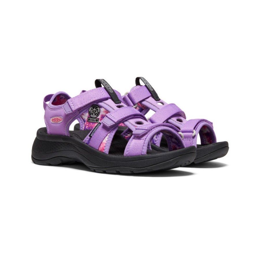 KEEN Sandals | Women'S Astoria West Open-Toe | Tye Dye/Purple