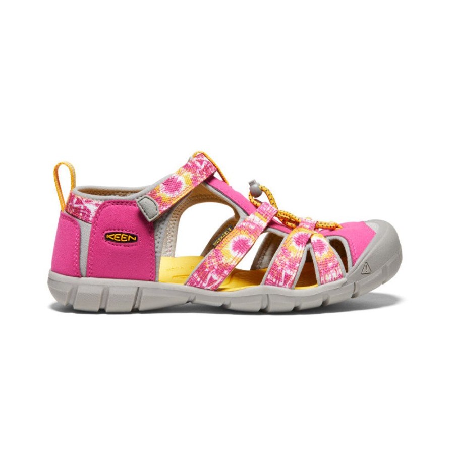 KEEN Sandals | Big Kids' Seacamp Ii Cnx | Multi/Keen Yellow