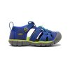 KEEN Sandals | Little Kids' Seacamp Ii Cnx | Blue Depths/Chartreuse