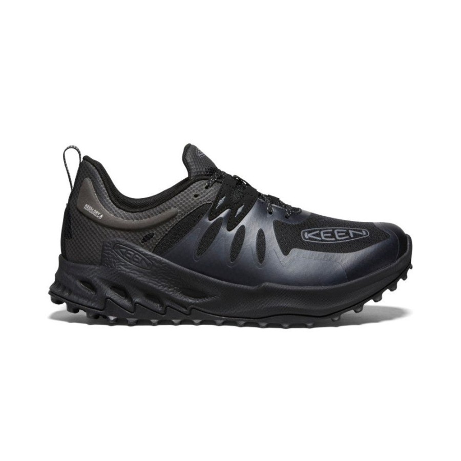 KEEN Shoes | Men'S Zionic Waterproof Hiking Shoe | Black/Steel Grey