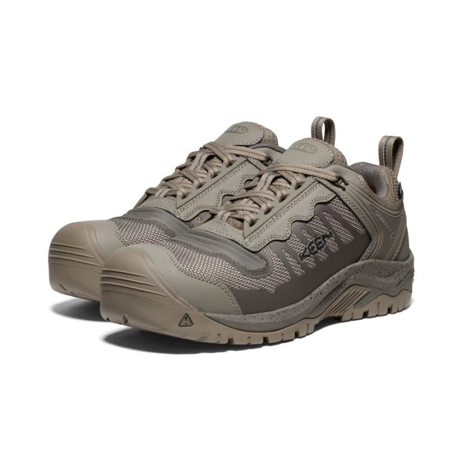 KEEN Work Boots & Shoes | Men'S Reno Kbf Waterproof (Carbon-Fiber Toe) | Brindle/Morel