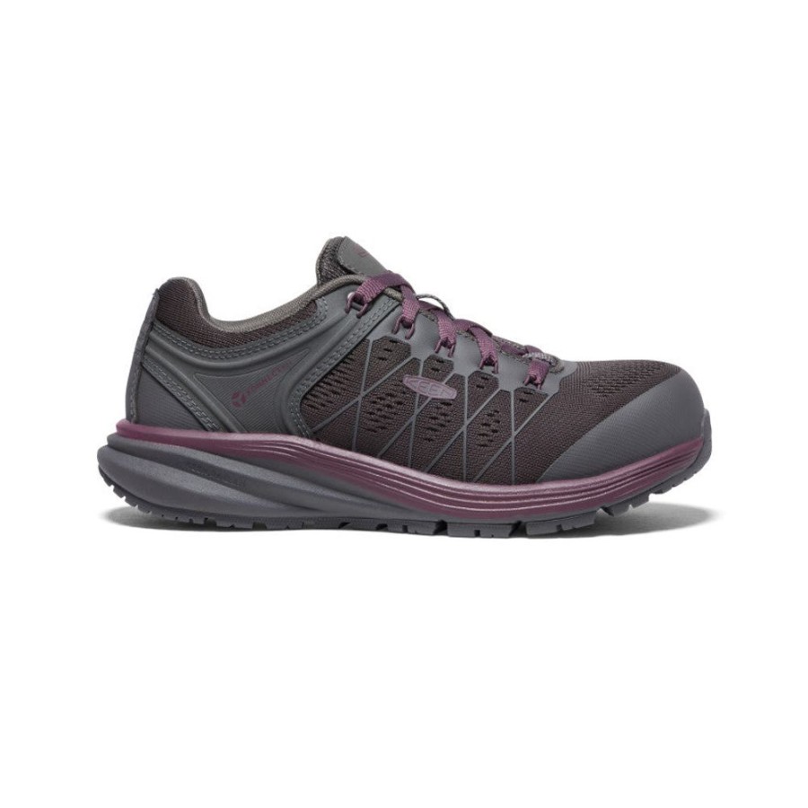 KEEN Work Boots & Shoes | Women'S Vista Energy Esd (Carbon-Fiber Toe) | Magnet/Prune Purple