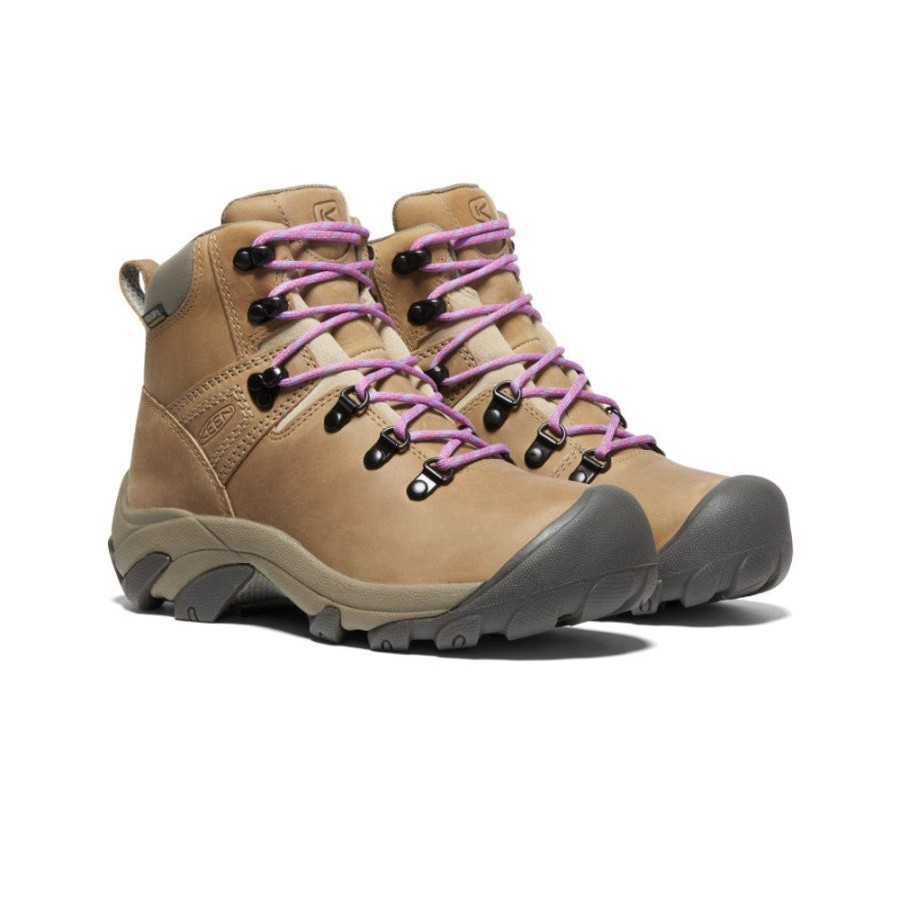 KEEN Boots | Women'S Pyrenees Waterproof Hiking Boot | Safari/English Lavender