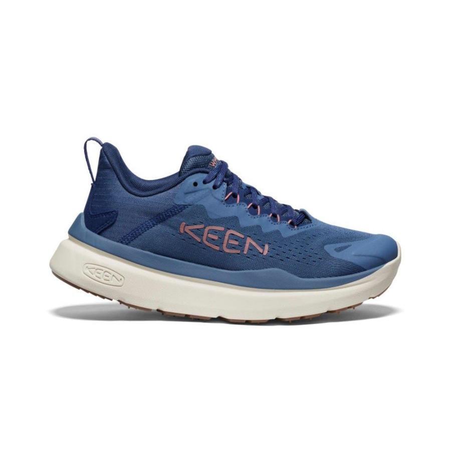 KEEN Shoes | Women'S Wk450 Walking Shoe | Vintage Indigo/Nostalgia Rose